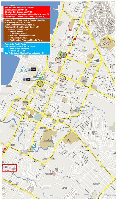 bacolod city maps